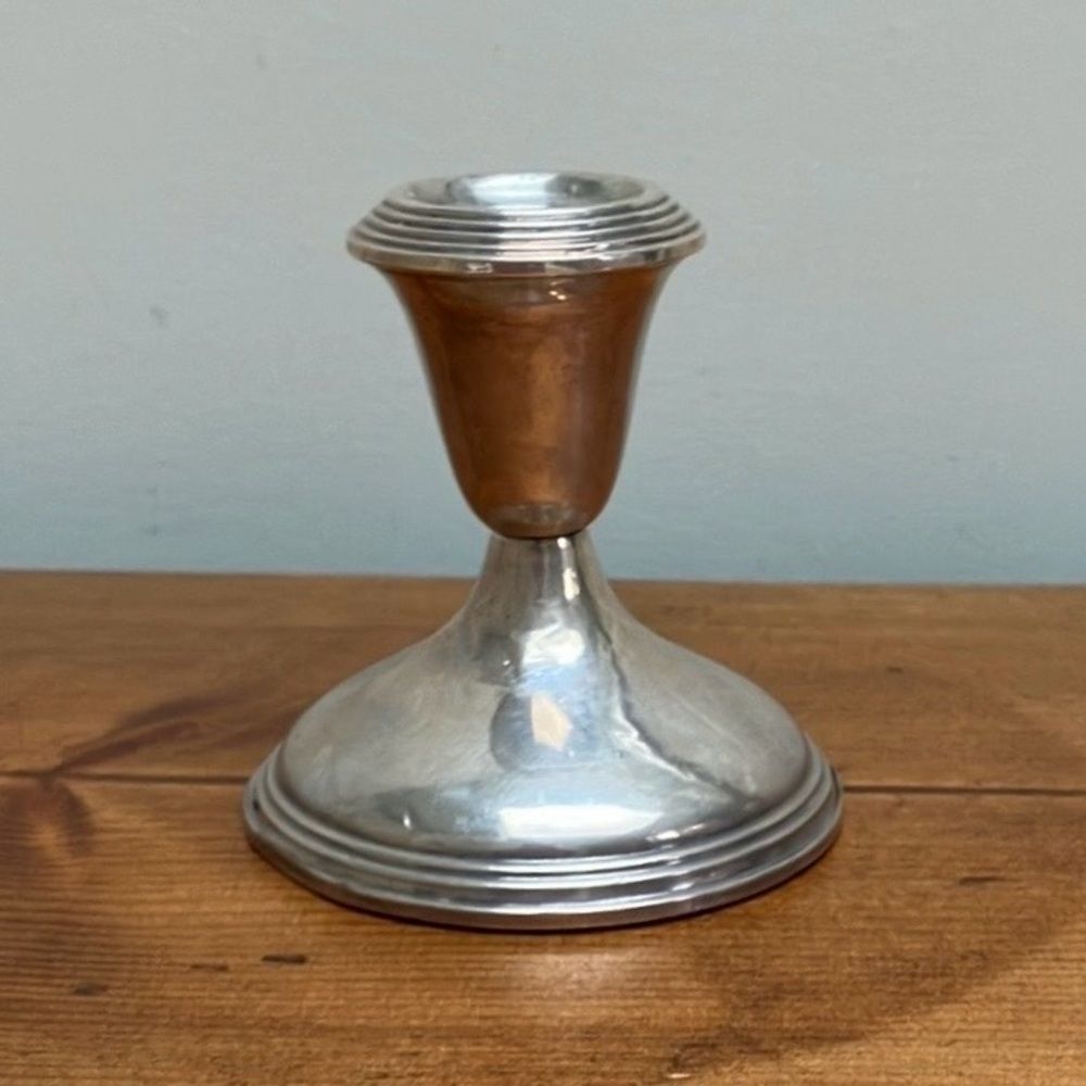Weighted Sterling Silver Empire Candlestick Holder